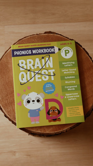 Open image in slideshow, Brain Quest Phonics Workbook
