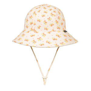 Kids Ponytail Bucket Sun Hat | Butterfly