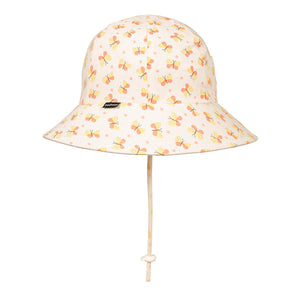 Kids Ponytail Bucket Sun Hat | Butterfly