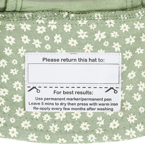 Kids Ponytail Bucket Sun Hat | Floral Grace