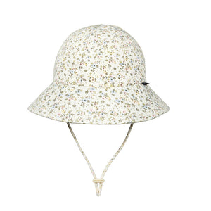 Kids Ponytail Bucket Sun Hat | Floral Charlotte