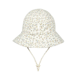 Kids Ponytail Bucket Sun Hat | Floral Charlotte
