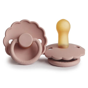 Open image in slideshow, Daisy Natural Rubber Pacifier | Blush
