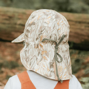 Baby Reversible Flap Sun Hat | Mallee / Moss