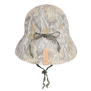 Baby Reversible Flap Sun Hat | Mallee / Moss