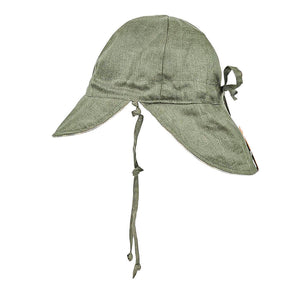 Baby Reversible Flap Sun Hat | Mallee / Moss