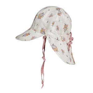 Baby Reversible Flap Sun Hat | Primrose / Rosa