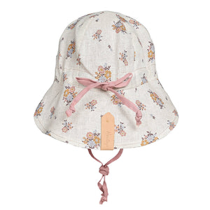 Baby Reversible Flap Sun Hat | Primrose / Rosa
