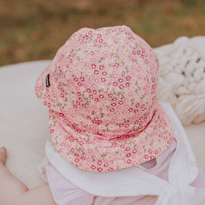 Open image in slideshow, Legionnaire Flap Sun Hat | Floral Bridgette
