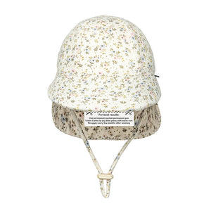 Legionnaire Flap Sun Hat | Floral Charlotte