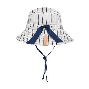 Kids Reversible Bucket Sun Hat | Alex / Indigo