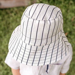 Kids Reversible Bucket Sun Hat | Alex / Indigo