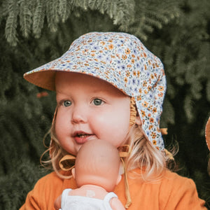 Baby Reversible Flap Sun Hat | Meredith/ Maize