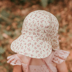 Baby Reversible Flap Sun Hat | Ruby / Rosa