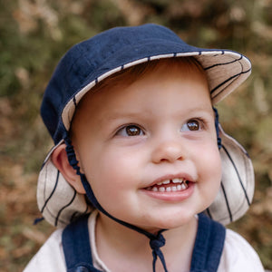 Baby Reversible Flap Sun Hat | Alex