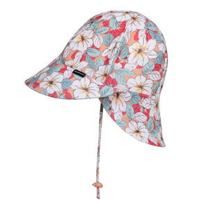 Swim Legionnaire Flap Hat | Hibiscus
