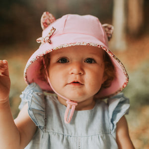 Toddler Bucket Sun Hat | Kitty Blush