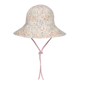 Girls Reversible Panelled Bucket Sun Hat | Paris/ Rosa