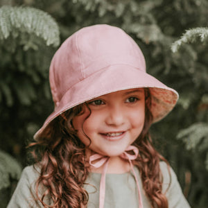Girls Reversible Panelled Bucket Sun Hat | Paris/ Rosa