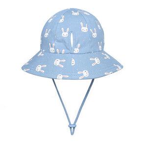 Kids Ponytail Bucket Sun Hat | Bunny