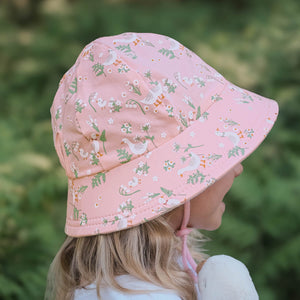 Kids Ponytail Bucket Sun Hat | Quackers