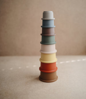 Open image in slideshow, Mushie Stacking Cups
