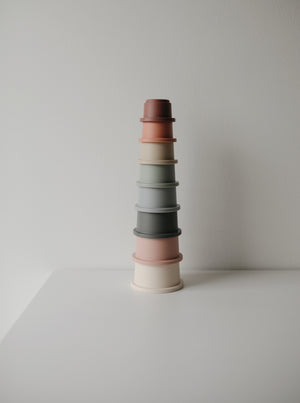 Mushie Stacking Cups