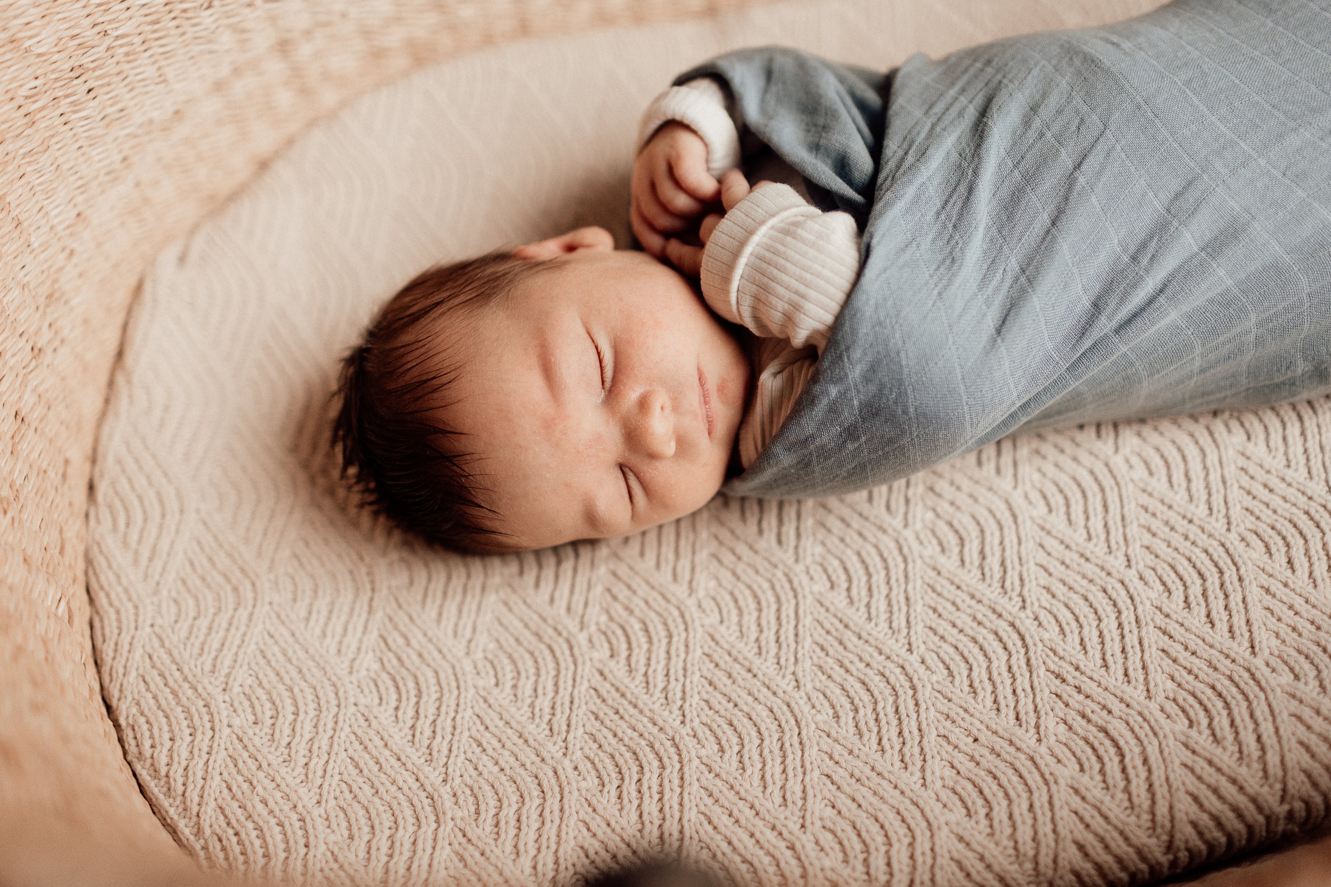 The Essential Swaddle Range | Chambray