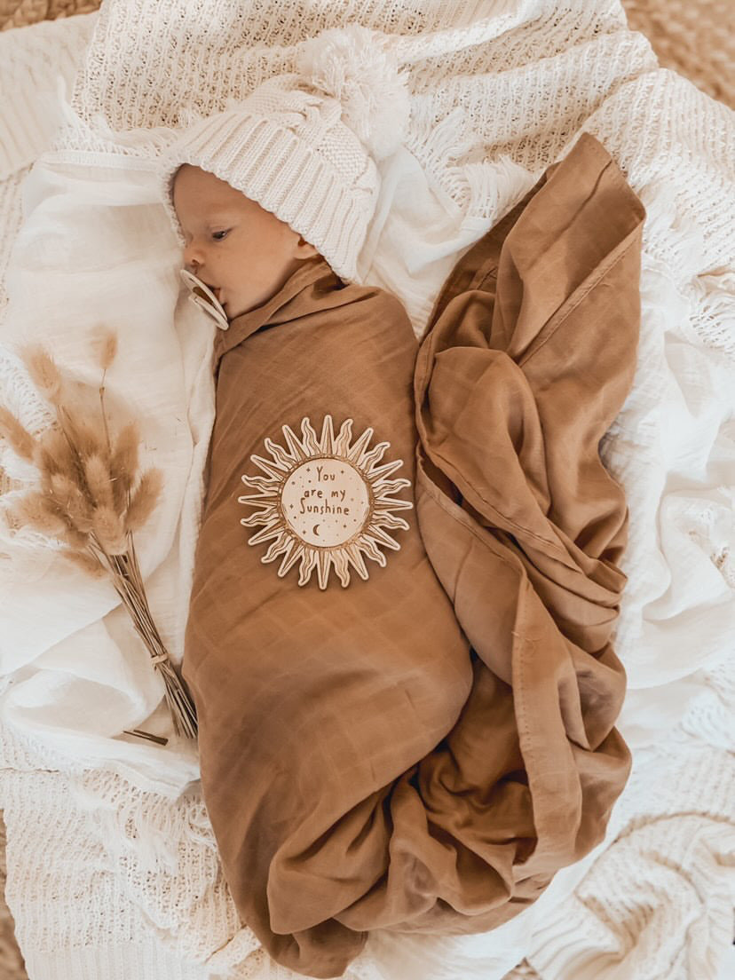 The Essential Swaddle Range | Tan