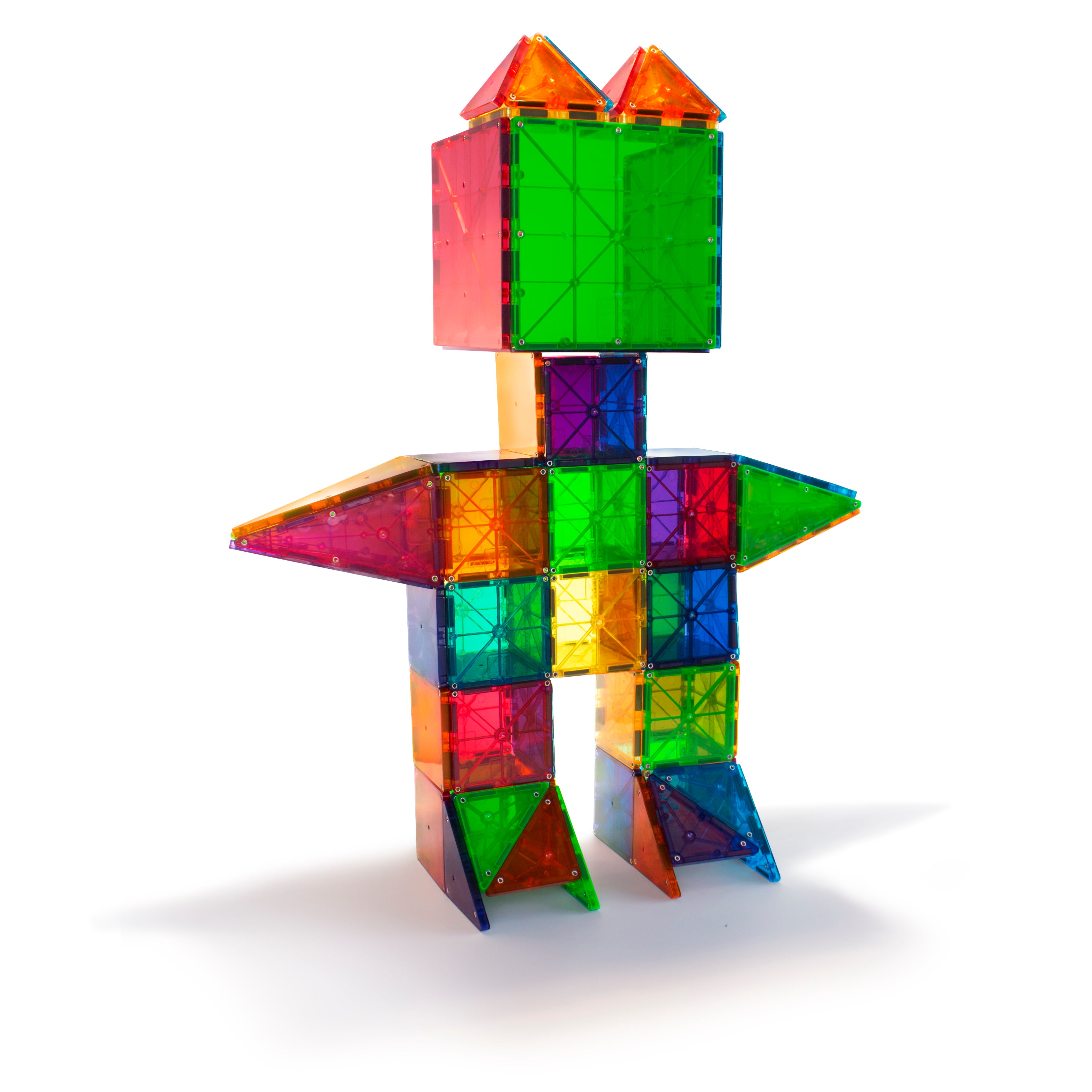 Magna-Tiles Clear Colours 100-Piece Set