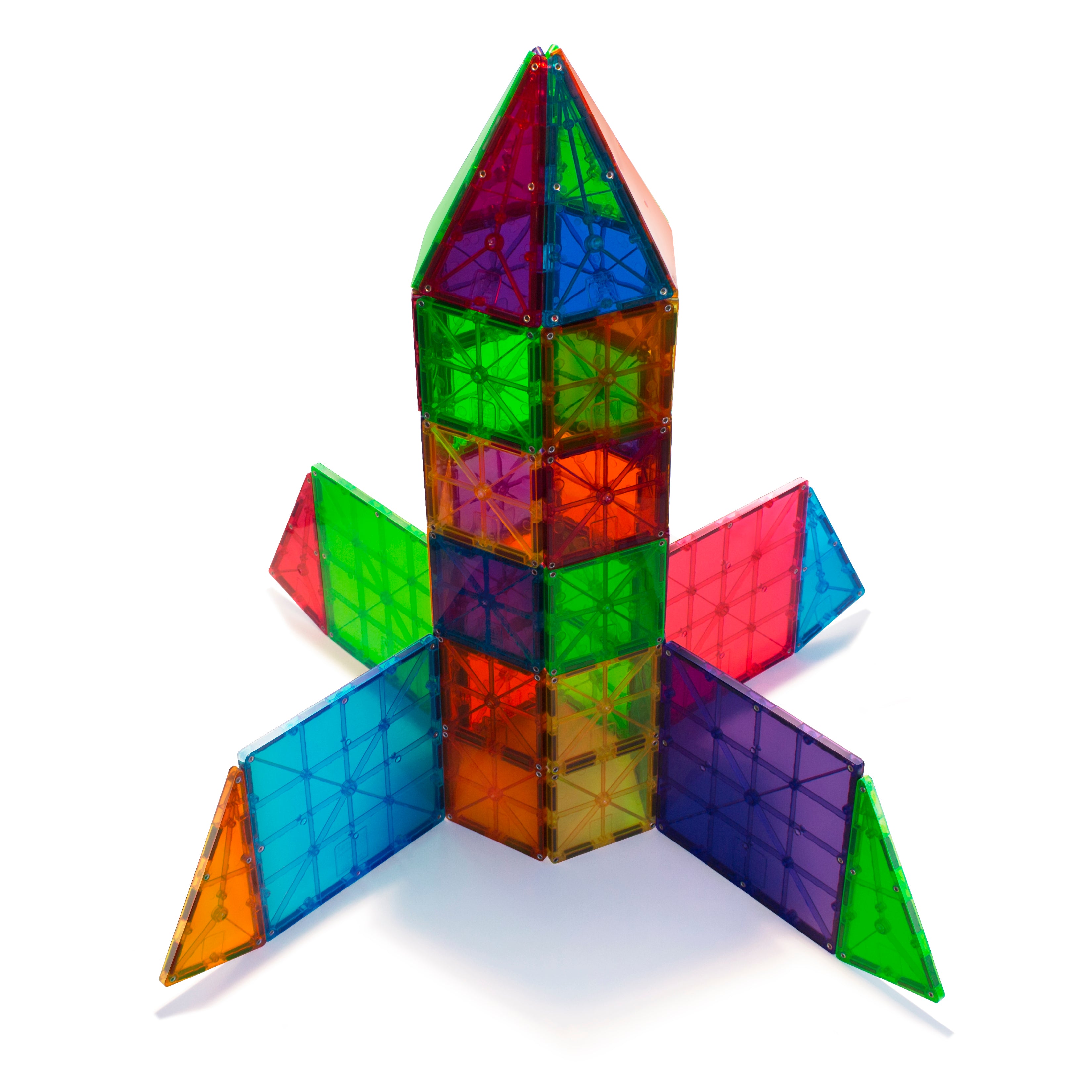 Magna-Tiles Clear Colours 100-Piece Set