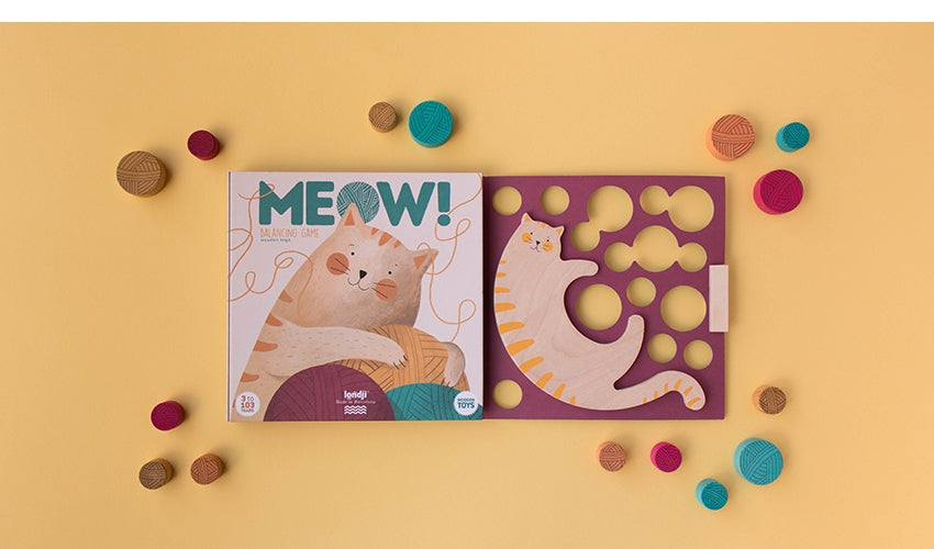 Meow! | Wooden Balancing Toy