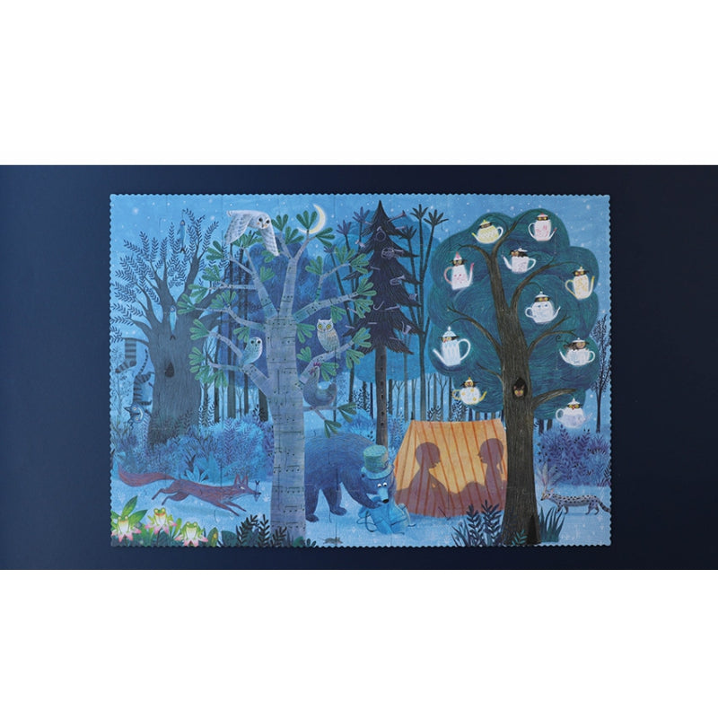 Night and Day in the Forest | Reversible Puzzle
