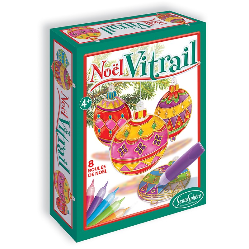 Noel Vitrail | Christmas Bauble Painting Kit