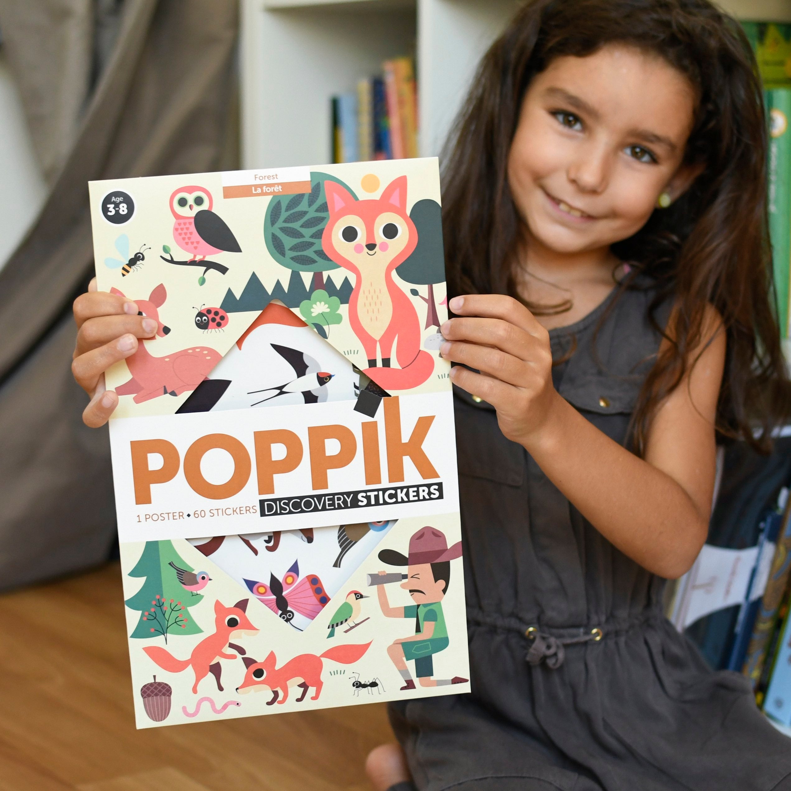Poppik Educational Sticker Poster | Forest